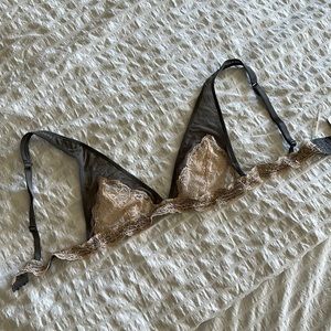 Urban Outfitters lace & mesh bralette BNWT